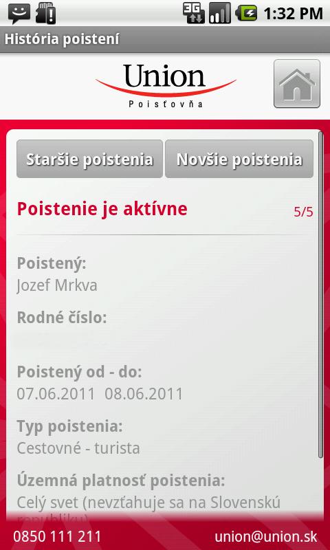 Union aplikácia